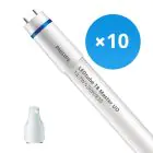Multipack 10x Philips LED Tube T8 MASTER (EM/Mains) Ultra Output 14.7W 2300lm - 830 Warm White | 120cm - Replaces 36W